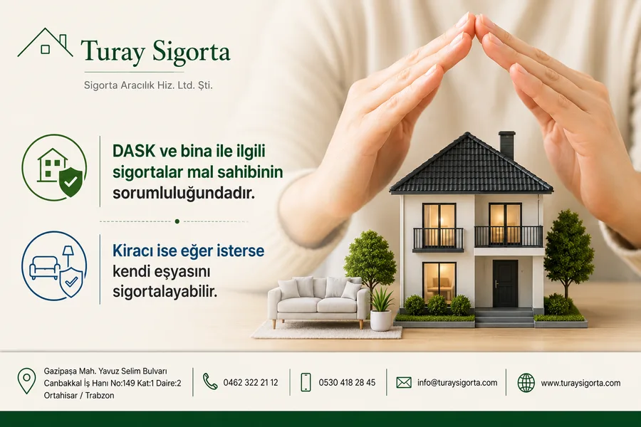 Kiracı mı Ev Sahibi mi? DASK ve Konut Sigortasında Kim Ne Yaptırmalı?