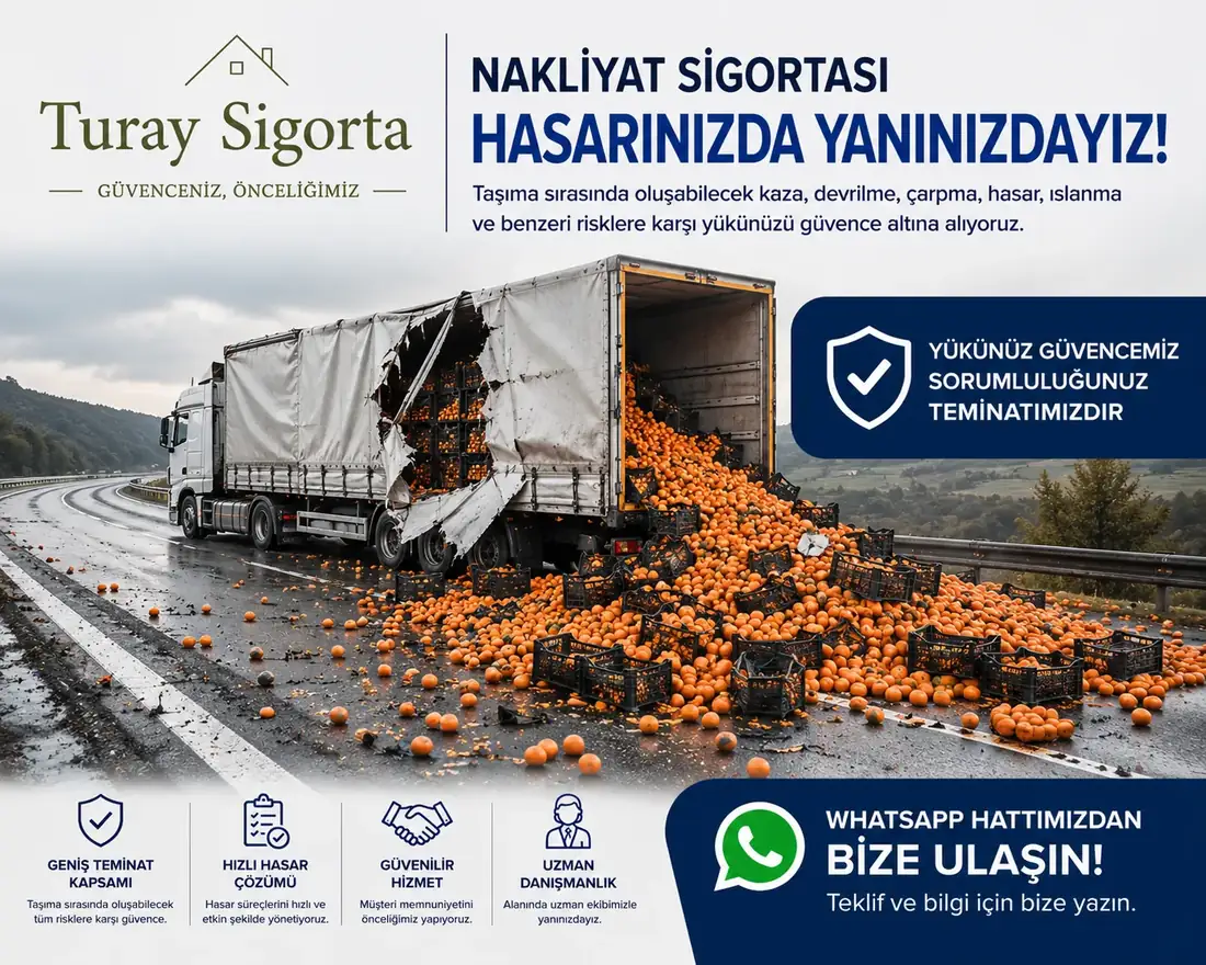 Nakliyat sigortası hasar vaka analizi